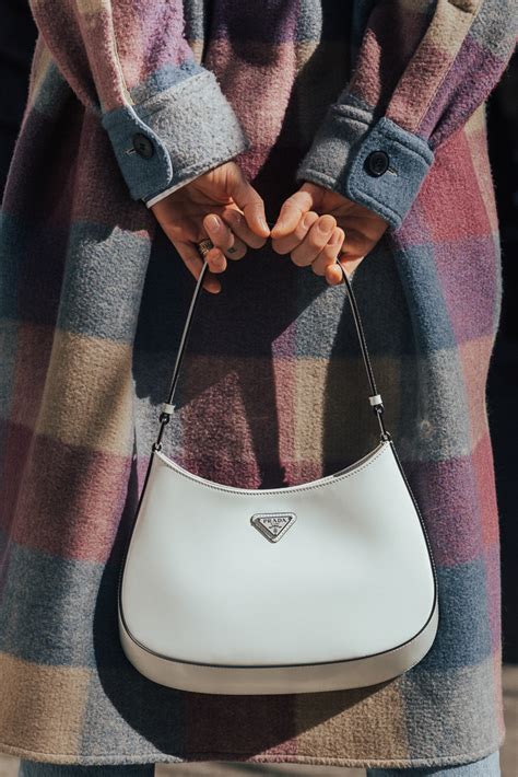 prada cleo bag outfit